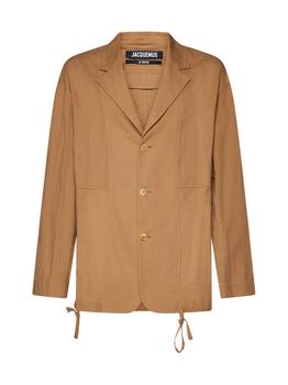 推荐Jacquemus Buttoned Long-Sleeved Jacket商品