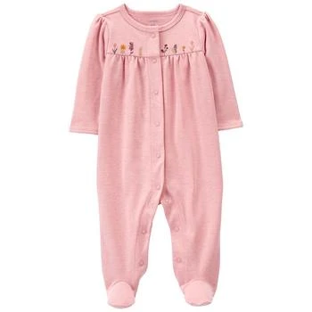 Carter's | Baby Girls Floral Snap Up Cotton Sleep and Play 5.9折, 独家减免邮费