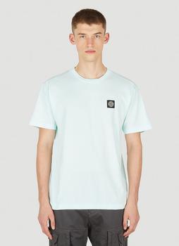 Stone Island | Compass Patch T-Shirt in Light Blue商品图片,8.5折