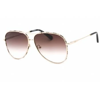 推荐Salvatore Ferragamo Women's Sunglasses - Metal Full Rim Aviator Frame | SF268S 786商品