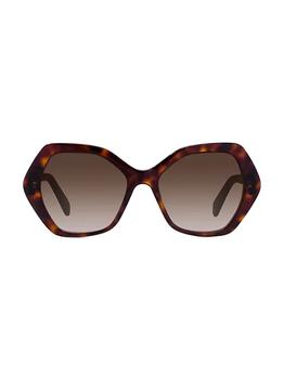 celine墨镜真假, Celine | 56MM Plastic Hexagonal Sunglasses商品图片 