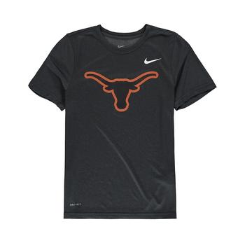 nike air force1旅行, NIKE | Youth Boys Anthracite Texas Longhorns Legend Travel Performance T-shirt商品图片 