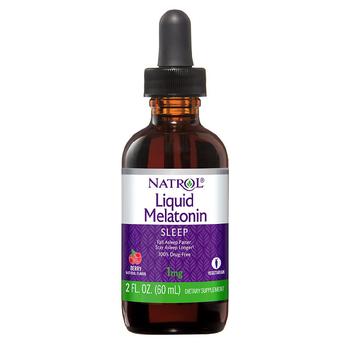 商品Liquid Melatonin 1 mg Berry图片