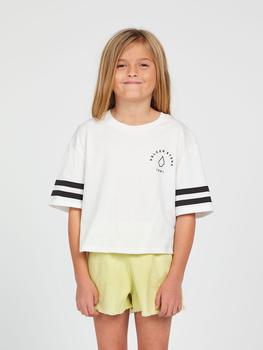 Volcom好不好, Volcom | Girls Truly Stoked Short Sleeve Tee - Star White商品图片 5.9折