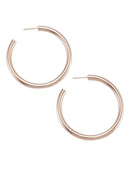 商品Saks Fifth Avenue Collection | 14K Gold Open Hoop Earrings,商家Saks Fifth Avenue,价格¥4256图片