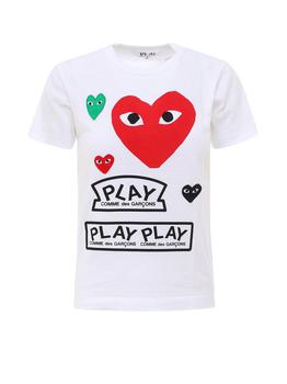Comme des Garcons | Comme des Garçons Play Multi Heart T-Shirt商品图片,8折起