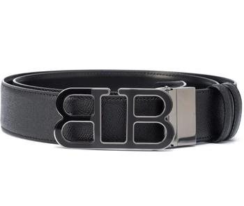 Bally | Bally Mens Britt Adjustable Leather 40mm Belt In Black商品图片,5折