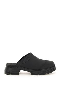 Ganni | Ganni recycled rubber city mules商品图片,6.2折