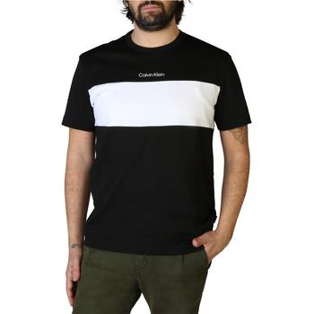 Calvin Klein | Calvin Klein Round Neck Short Sleeve T-Shirts商品图片,