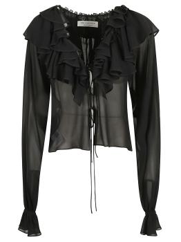 推荐PHILOSOPHY di LORENZO SERAFINI 女士上衣 02017117A0555 黑色商品