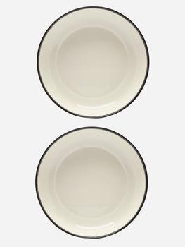 商品Serax | X Ann Demeulemeester set of two porcelain dishes,商家MATCHESFASHION,价格¥575图片