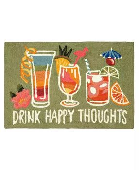 Liora Manne' | Frontporch Happy Drinks 1'8" x 2'6" Outdoor Area Rug,商家Macy's,价格¥327