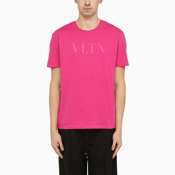 推荐VLTN Pink PP T-shirt in cotton商品