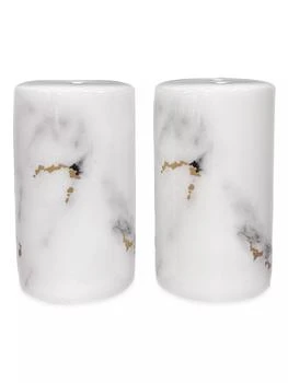 Prouna | Marble Venice Fog Marble Venice Fog Salt & Pepper Shaker,商家Saks Fifth Avenue,价格¥435