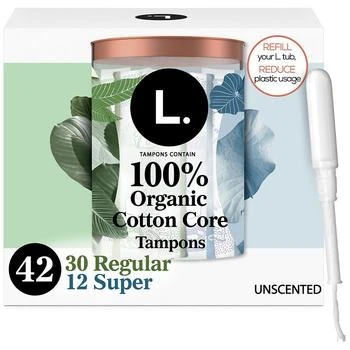 L. | Cotton Tampons Regular/Super Absorbency Multipack No scent,商家Walgreens,价格¥139