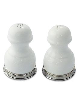商品Convivio Ceramic & Pewter Salt & Pepper Shaker Set图片