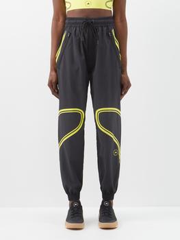 adidas贝壳头怎么选, Adidas | TruePace recycled-fibre shell track pants商品图片 