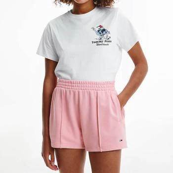 推荐Tommy Jeans Women's Tjw Tommy Essential Shorts - Fresh Pink商品