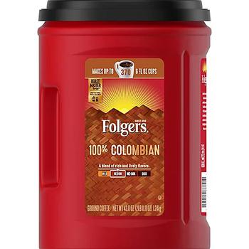 商品100% 哥伦比亚咖啡粉 (43.8 oz.)图片