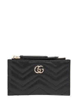 Gucci | Gg Marmont Leather Zip Key Case,商家LUISAVIAROMA,价格¥3532