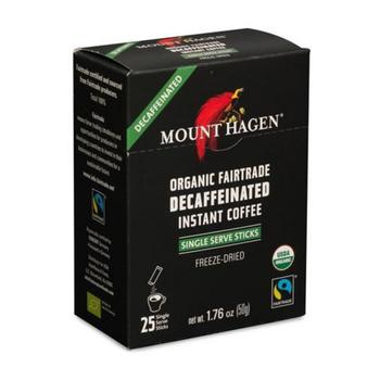 商品Mount Hagen Organic Decaf Instant Coffee Single Serve (Pack of 2)图片