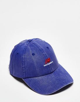 New Balance | New Balance cap in washed denim商品图片,