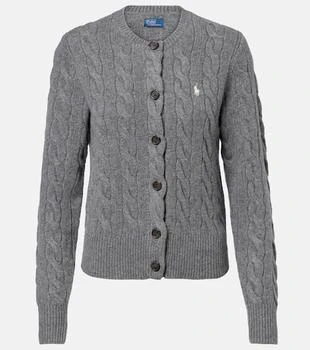 Ralph Lauren | 羊毛与羊绒绞花针织开衫,商家MyTheresa CN,价格¥2363