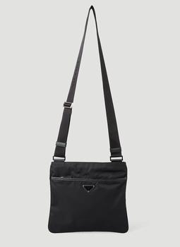 Prada | Re-Nylon Crossbody Bag in Black商品图片,