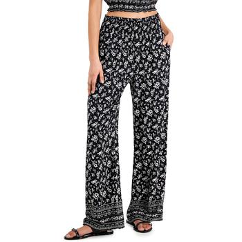 紧身裤男, Kingston Grey | Juniors' Floral-Print Pull-On Pants商品图片 5.5折
