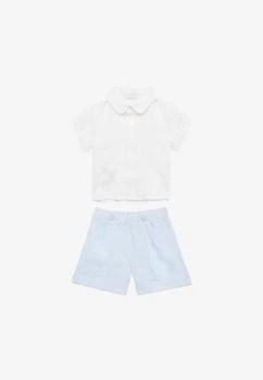 IL GUFO | Baby Boys Linen Shirt and Shorts Set,商家Thahab,价格¥884