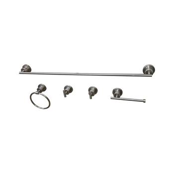 商品Kingston Brass | 5-Pc. Bathroom Accessory Set in Brushed Nickel,商家Macy's,价格¥1597图片