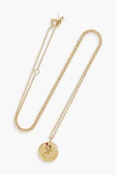 Maje | Gold-tone crystal necklace,商家THE OUTNET US,价格¥413