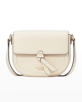 kate spade帆布包斜挎包, Kate Spade | knott medium leather saddle bag商品图片 
