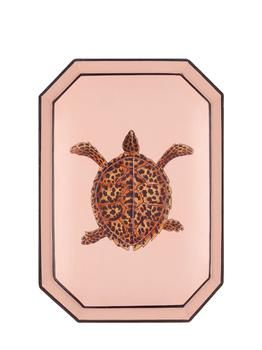 商品LES OTTOMANS | Fauna Hand Painted Iron Tray,商家LUISAVIAROMA,价格¥937图片