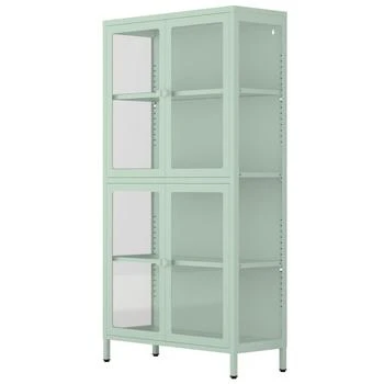 Simplie Fun | Four Glass Door Storage Cabinet,商家Premium Outlets,价格¥2372