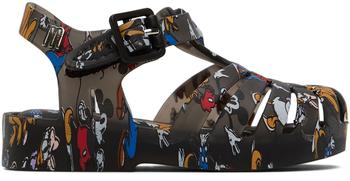 商品Mini Melissa | Baby Black Disney Edition Mickey & Friends Possession Flats,商家SSENSE,价格¥178图片