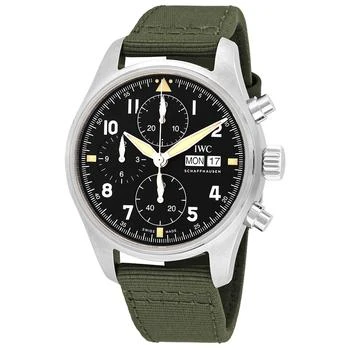 推荐Pre-owned  Pilot Spitfire Chronograph Automatic Black Dial Men's Watch商品