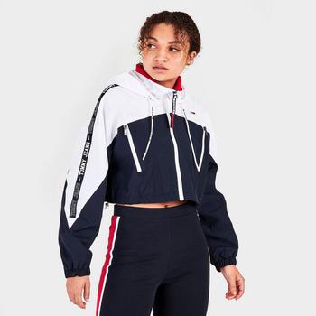 Tommy Hilfiger | Women's Tommy Jeans Cropped Windbreaker Jacket商品图片,4.2折, 满$100减$10, 满减