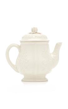 商品MoDA | Moda Domus - Relief and Doot Earthenware Teapot - Color: White - Material: Earthenware - Moda Operandi,商家Moda Operandi,价格¥991图片