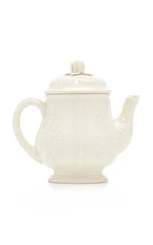 MoDA | Moda Domus - Relief and Doot Earthenware Teapot - White - Moda Operandi,商家Fashion US,价格¥1089