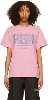 Brain Dead | Pink Cotton T-Shirt商品图片,独家减免邮费