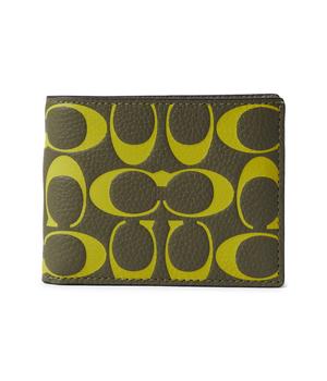 coach山茶花男包, Coach | Slim Billfold in Printed Signature Leather商品图片 