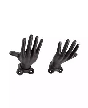 Danya B | "Palms Up" Cast Iron 2-Piece Wall Mount Hook Set,商家Macy's,价格¥217