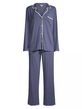 Eberjey | Two-Piece Frida Whip Stitch Pajama Set 