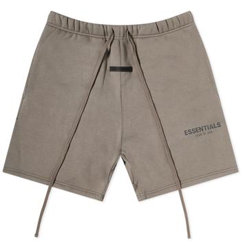 essentials短袖, Essentials | Fear of God ESSENTIALS Logo Sweat Short - Desert Taupe商品图片 