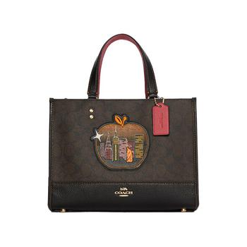 coach托特包男包, Coach | COACH 蔻驰 女士Dempsey系列经典标志提花地平线图案托特包 C6921商品图片 额外8.2折x额外9折, 额外八二折, 额外九折