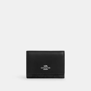Coach | Coach Outlet Micro Wallet In Signature Canvas,商家Premium Outlets,价格¥531