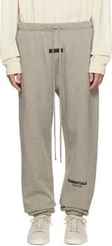 Essentials | Gray Drawstring Lounge Pants 7折, 独家减免邮费