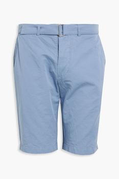 推荐Julian belted cotton and linen-blend twill shorts商品
