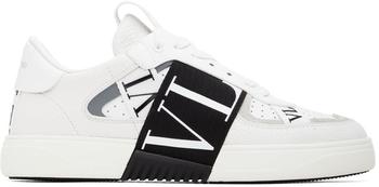 推荐White & Black VL7N Low-Top Sneakers商品